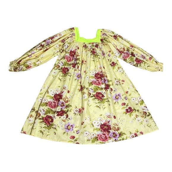 Batsheva x Laura Ashley Beaumaris Cotton Floral Midi Dress in Arundel Size 0 - Picture 2 of 5